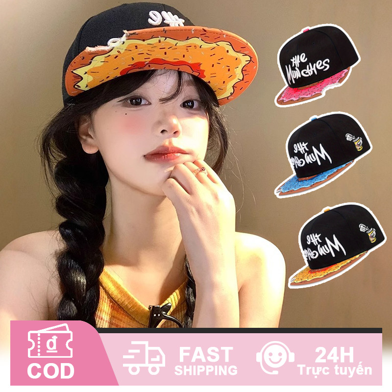 Mũ Lưỡi Trai Phong Cách Hiphop Bằng Chất Liệu Cotton,Nhiều kiểu mũ dành Unisex,Phong Cách hip hop