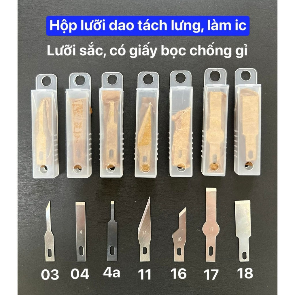 Lưỡi Dao Các Mã 3- 4- 4A- 11- 16- 17- 18 - Táo Chất