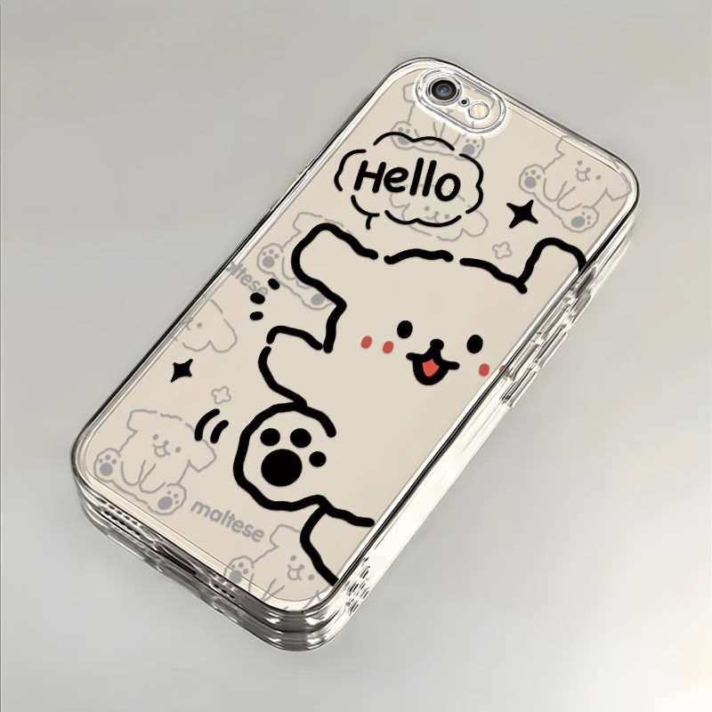 Thích hợp cho Apple 6s / 7 / 8plus Vỏ điện thoại iPhoneXSmax mới Vỏ XR chống sốc 5SE Vỏ silicon mềm 