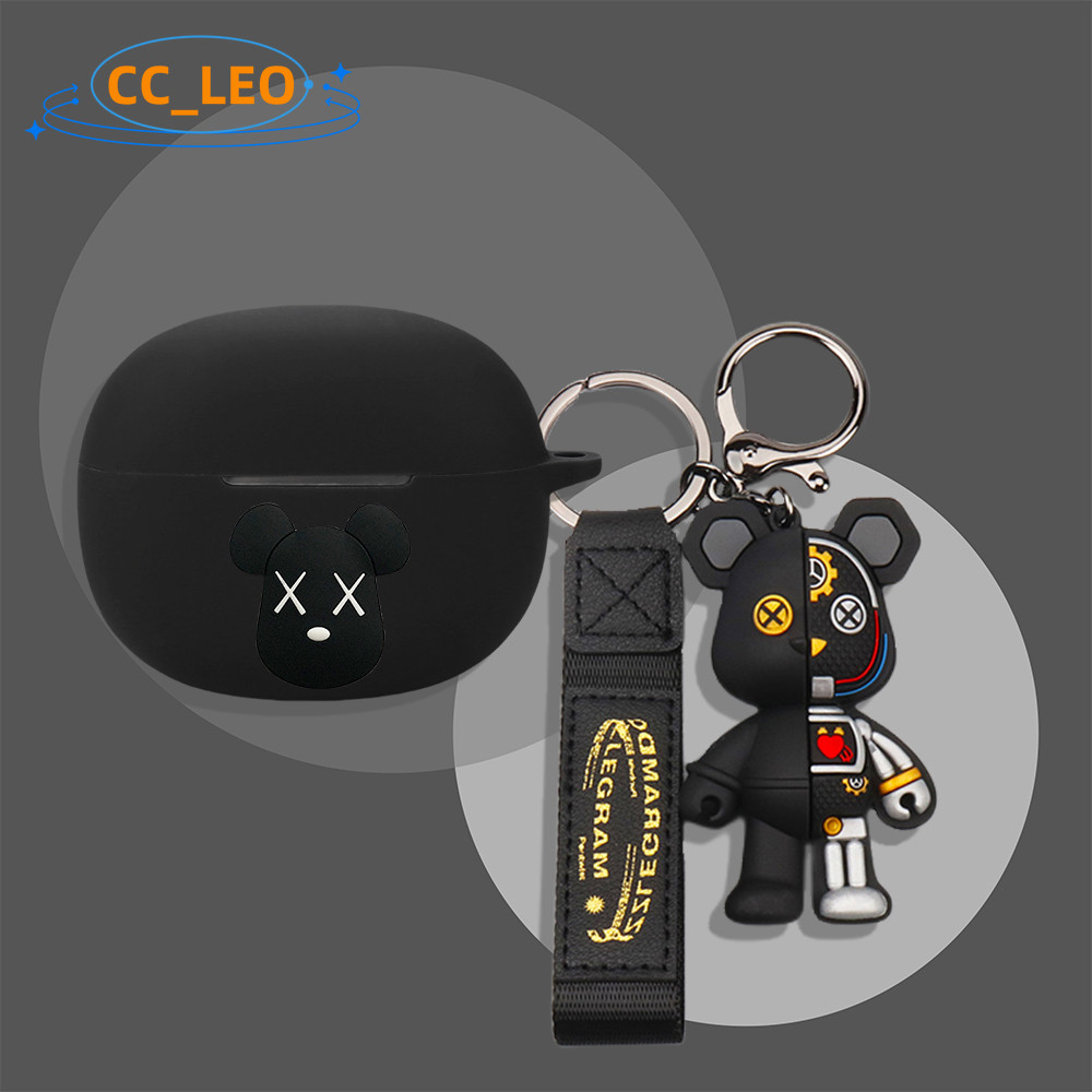 for 1MORE Q21 Case Silicone Soft Case Cartoon SpongeBob SquarePants Pendant Suitable for 1MORE Q21 S