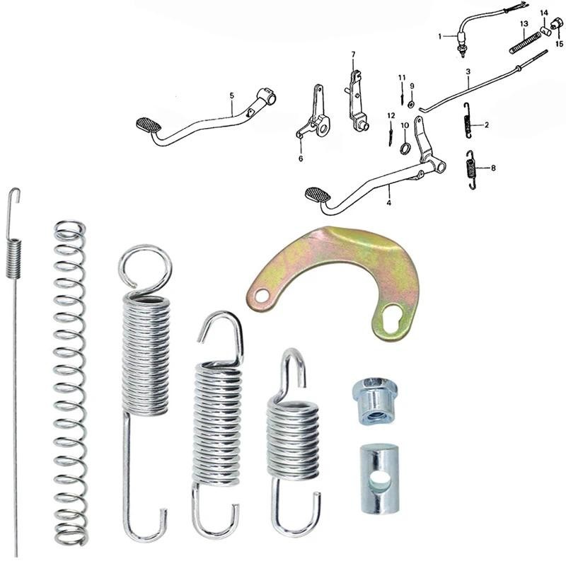 Chính Đứng Lò Xo Móc Phù Hợp Với Xe Honda CT70 S65 CT90 CL90 S90 SL70 C50 C70 C90