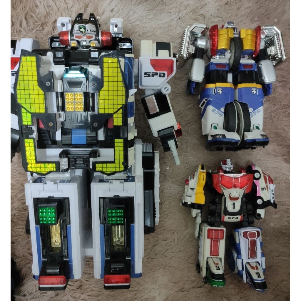 ( Đặt trước ) DX Deka Robo SPD - Tokusou Sentai Dekaranger Robot chiến đội đặc cảnh cảnh sát 2004