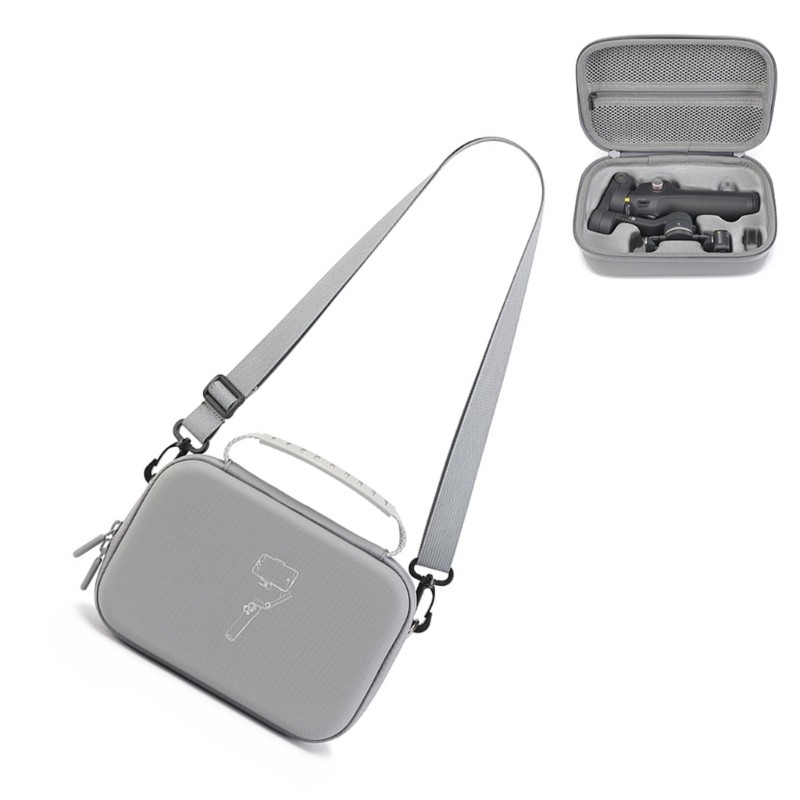 Túi Bảo Quản Chống Sốc WU Cho OM7 OM7P OM8 Gimbals Bộ Chia Nội Thất Tay Cầm Thoải Mái Dây Đeo Vai Ch