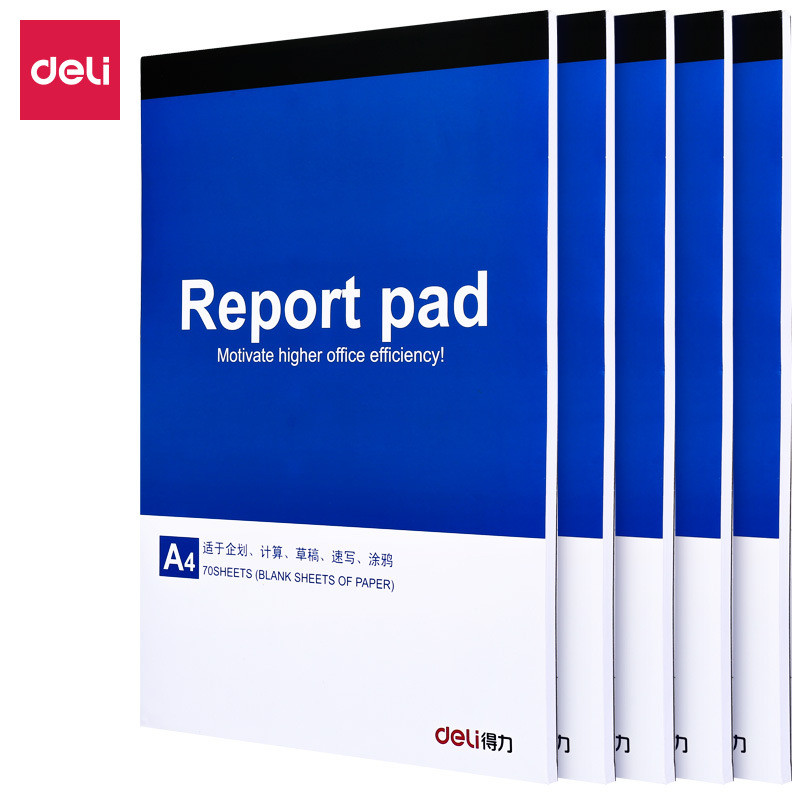 Deli Note Paper A4 / A5 / A6 Notepad Sinh Viên Trống Notepad Notepad Letterpad Sổ Lưu Niệm Graffiti 