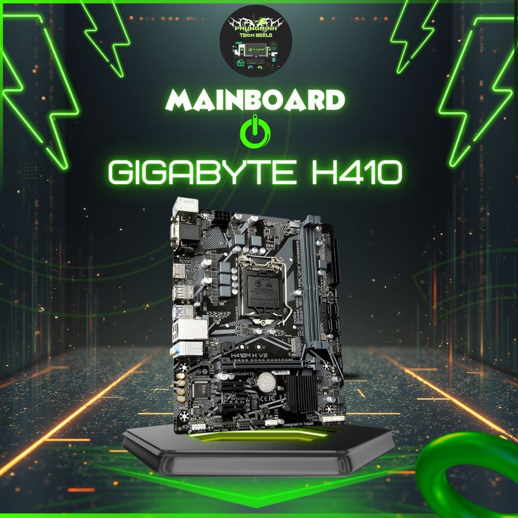 Mainboard Gigabyte H410 - Bảo hành 1 tháng, hiệu suất ổn định cho máy tính của bạn.