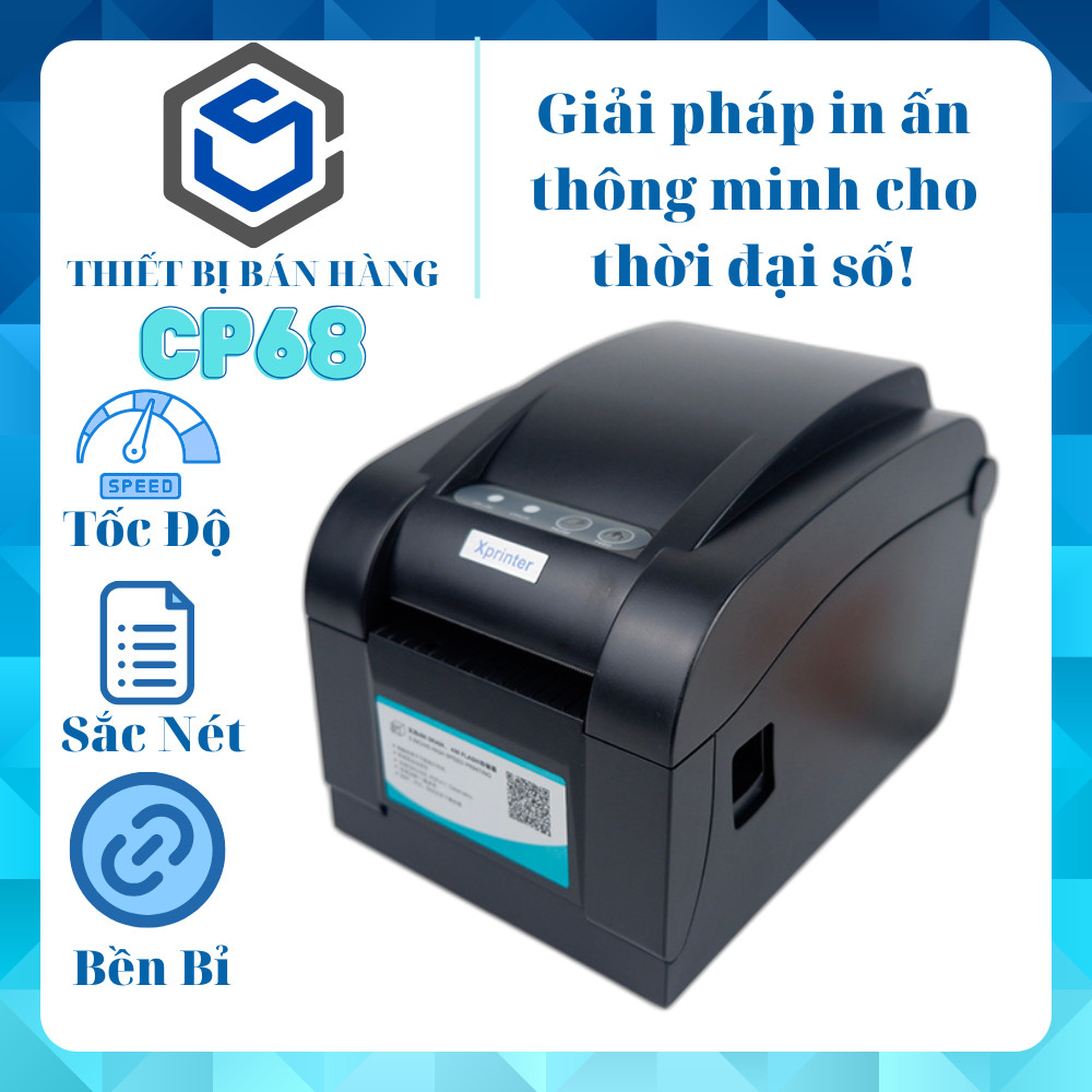 Máy in nhiệt, Máy in Xprinter 350B, Xprinter 420B, Xprinter 480B in đơn hàng Shopee, Các sàn TMĐT, i