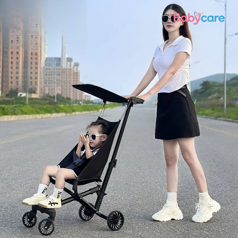 Xe đẩy trẻ em có thể gấp gọn, xe đẩy em bé có thể gấp gọn để đi du lịch và lên máy bay.