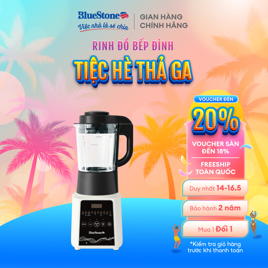 [LIVE] Máy Làm Sữa Hạt Đa Năng BlueStone BLB-6028 1,75 Lít