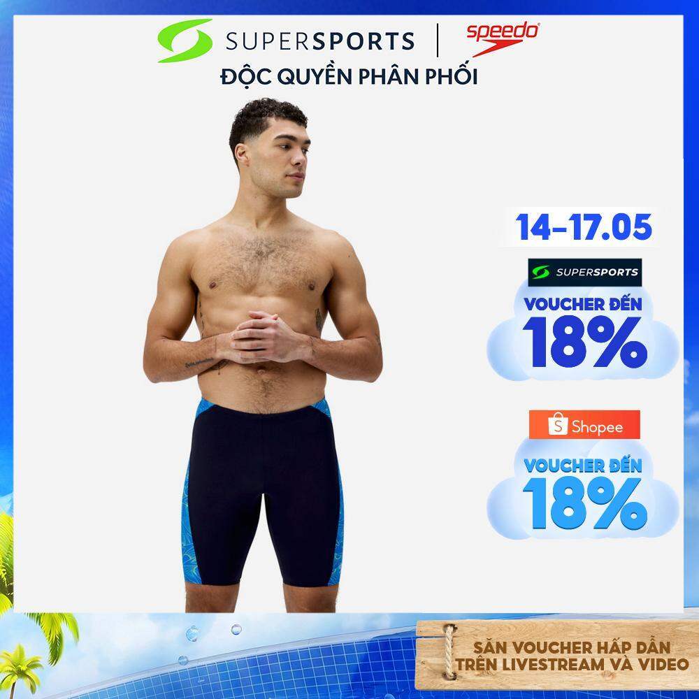 Quần Bơi Nam Speedo HyperBoom Panel - Xanh Navy - 8-00520918661 LS400