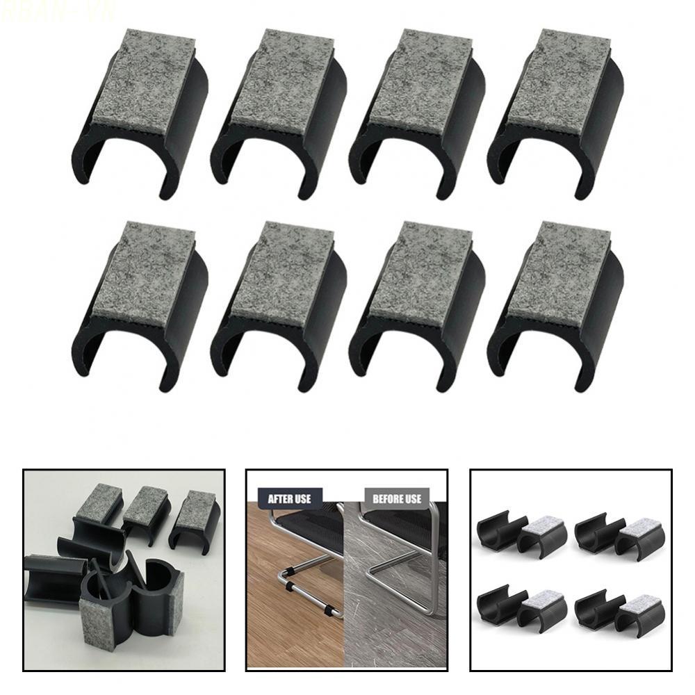 8 Pack Chair Gliders 25mm for Easy Installation and Floor Scratch Prevention