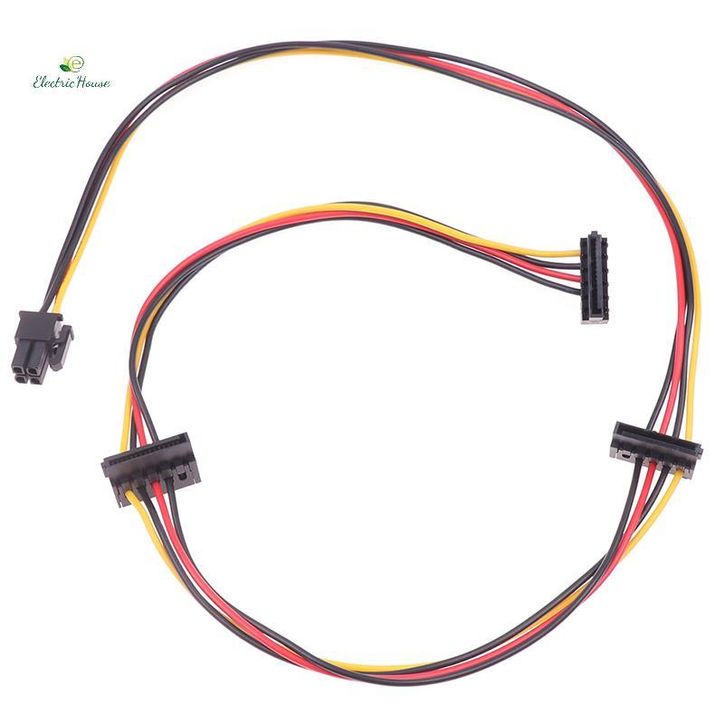 [Nhà Điện] 4Pin Sang 2 Cổng HDD SSD SATA Power Soet Cable Conector Cho 6000 6200 6300 8000 8100 8200