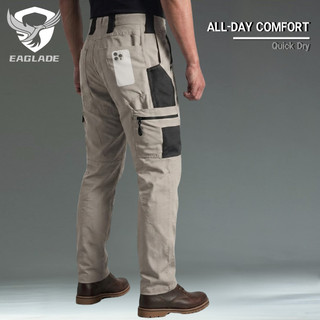 EAGLADE Nam Đô Thị Đi Lại Hàng Hóa Quần Chống Nước Thoáng Khí Kaki A01
