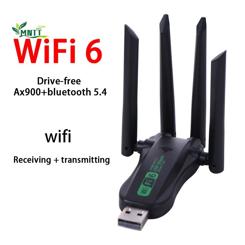 Bộ chuyển đổi USB WiFi6 băng tần kép MNTT AX900 Kết nối ổn định Sử dụng văn phòng