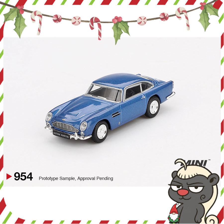 [HÀNG CÓ SẴN]  Mô hình xe Mini GT 1:64 Aston Martin DB5 Sierra Blue 954
