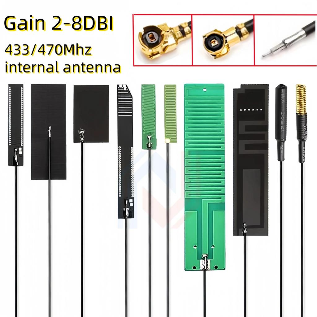 5 Cái / lốc 433MHZ / 470MHZ / 868MHZ / 915 MHz Ăng-ten bảng PCB tích hợp Lora Bd + Mô-đun GPS Ăng-te