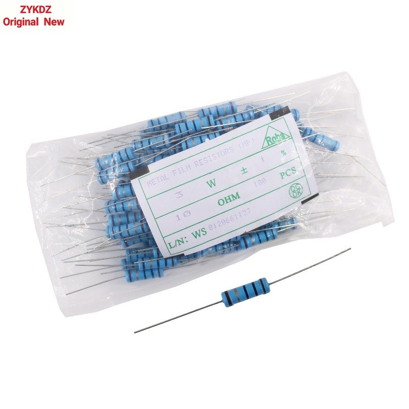 Điện trở màng kim loại 1 / 4W 1 / 2W 1W 180K 200K 220K 240K 270K 300K 330K 1%