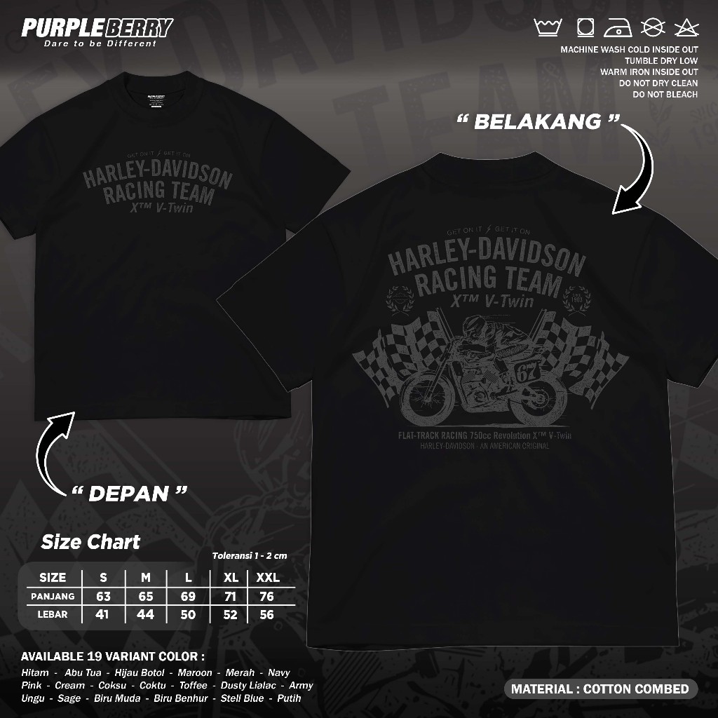 Áo thun đội đua Harley Davidson Microfiber Jersey