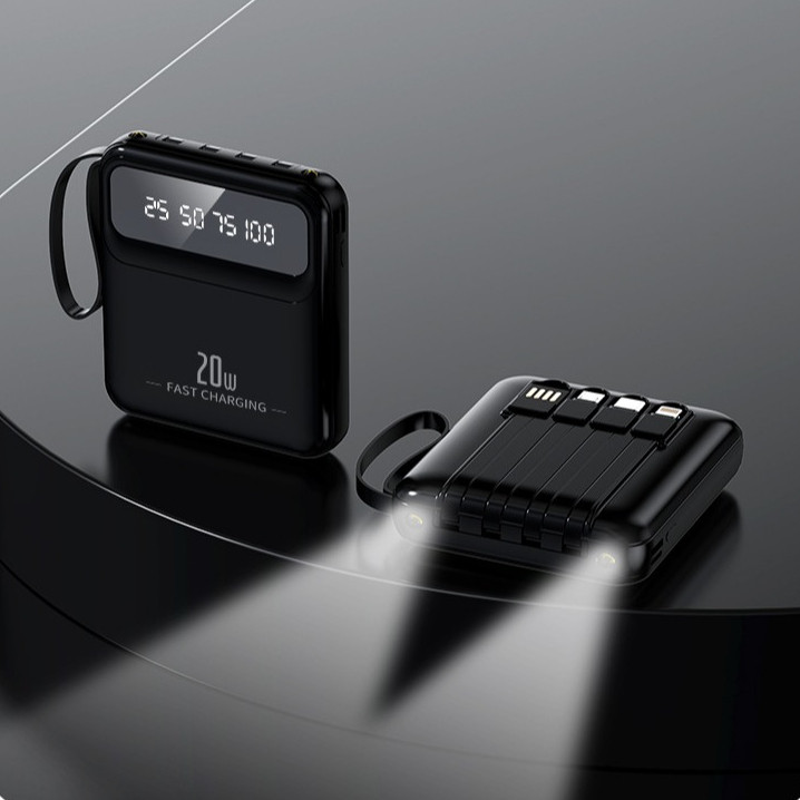 Sạc Dự Phòng 10000mAh Sạc Nhanh Nhiều Thiết Bị Có Đèn Sáng Và Cáp Sạc Đi Kèm Bảo Hành 12 Tháng | BigBuy360 - bigbuy360.vn