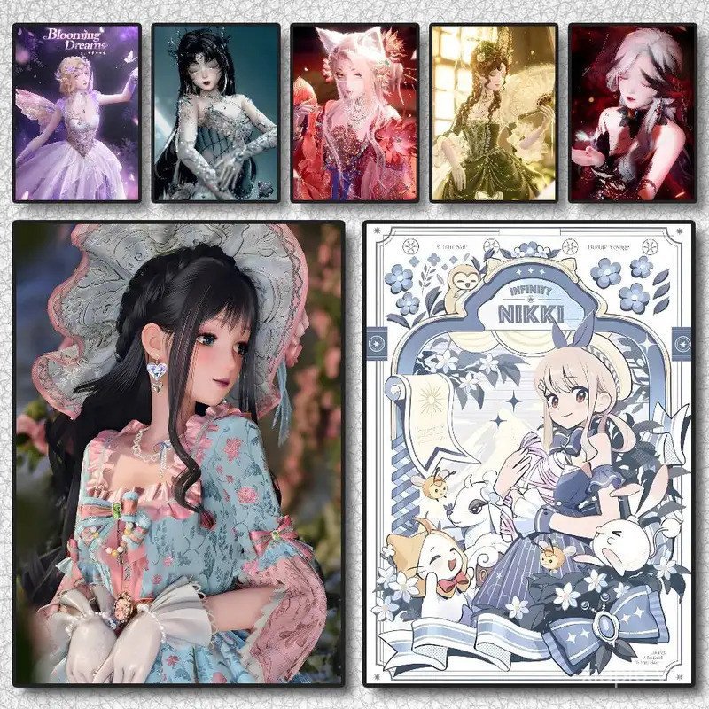 Poster độ phân giải cao của trò chơi điện tử "I-Infinity N-Nikki" - In nghệ thuật treo tường cho quá