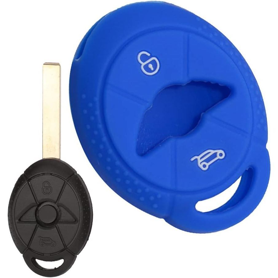 Dành Cho Xe BMW MINI JCW Cooper One Countryman Clubman Silicone Xe Chìa Khóa Vỏ Fob Cover