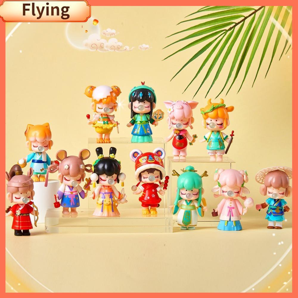 FLYING Rolife Nanci Blind Box 12 Cung Hoàng Đạo Dấu Hiệu Túi Đoán Quà Tặng Búp Bê Bất Ngờ Hộp Bí Ẩn