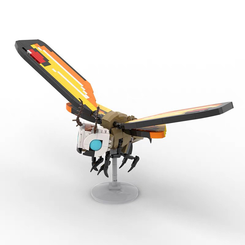 M M MOC Khối Xây Dựng Tương Thích Lego Godzilla Phim Hàng Hóa Quái Vật Mothra Chèn Đồ Chơi Mô Hình T