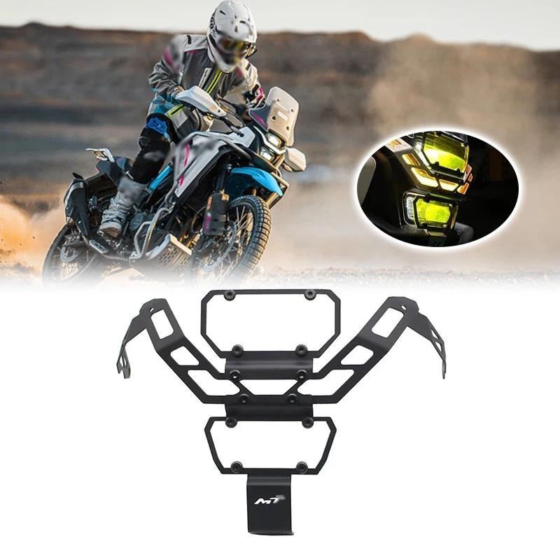 450MT Xe Máy Đèn Pha Bảo Vệ Lưới Tản Nhiệt Bảo Vệ Bao Nướng Cho CFMOTO 450 MT MT450 CF450MT 2014- Ph