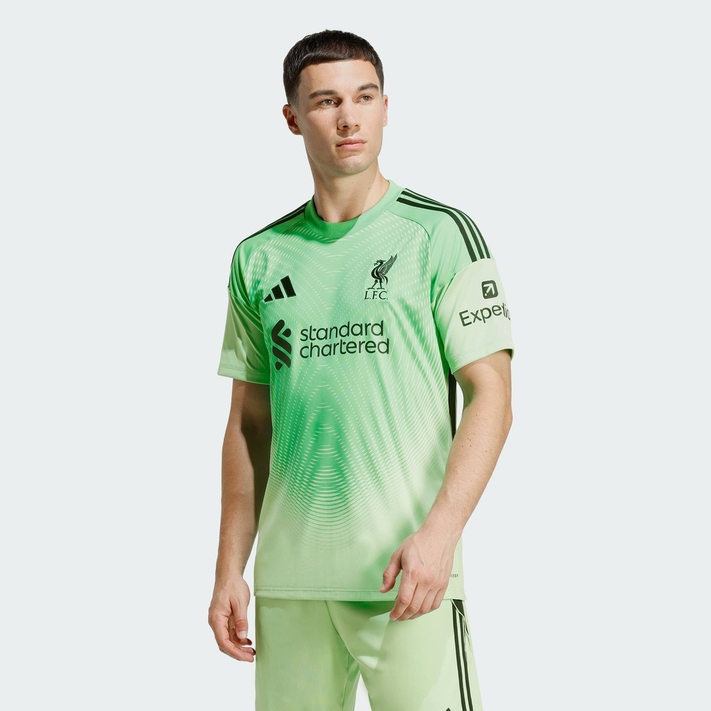 adidas Bóng đá Áo Đấu Thủ Môn Liverpool FC 25/26 Nam màu xanh lá JZ4088