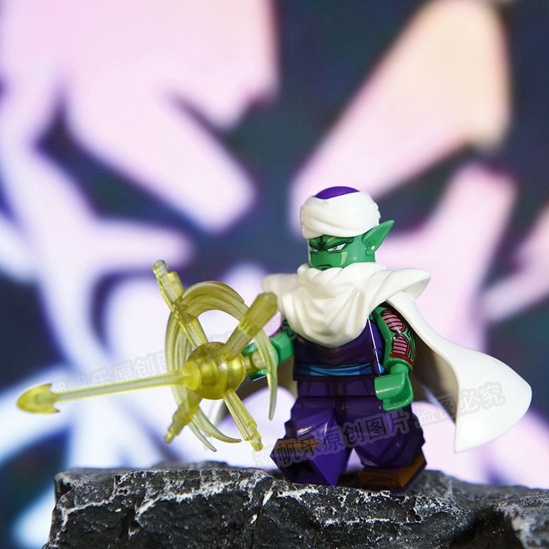 2025 Sản Phẩm Mới Tương Thích Lego Minifigure Dragon Ball Anime Vẽ Âm Nhạc Khối Xây Dựng Son Goku Rù