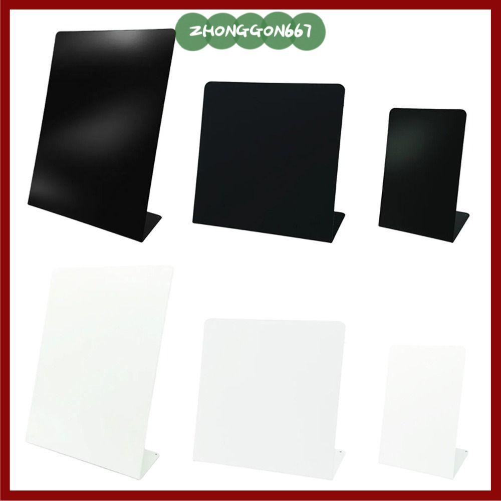 Bảng đen từ tính ZHONGGON67, Bảng tin nhắn để bàn thiết kế DIY bằng kim loại, Huy hiệu chất lượng ca