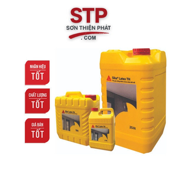 Sika Latex TH Chính hãng (1lít/chiết lẻ) - Phụ gia Sika Latex Chống Thấm và Kết Nối
