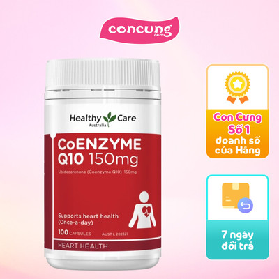 Thực Phẩm Bảo Vệ Sức Khoẻ Tim Mạch Healthy Care CoEnzyme Q10 150mg 100 Viên