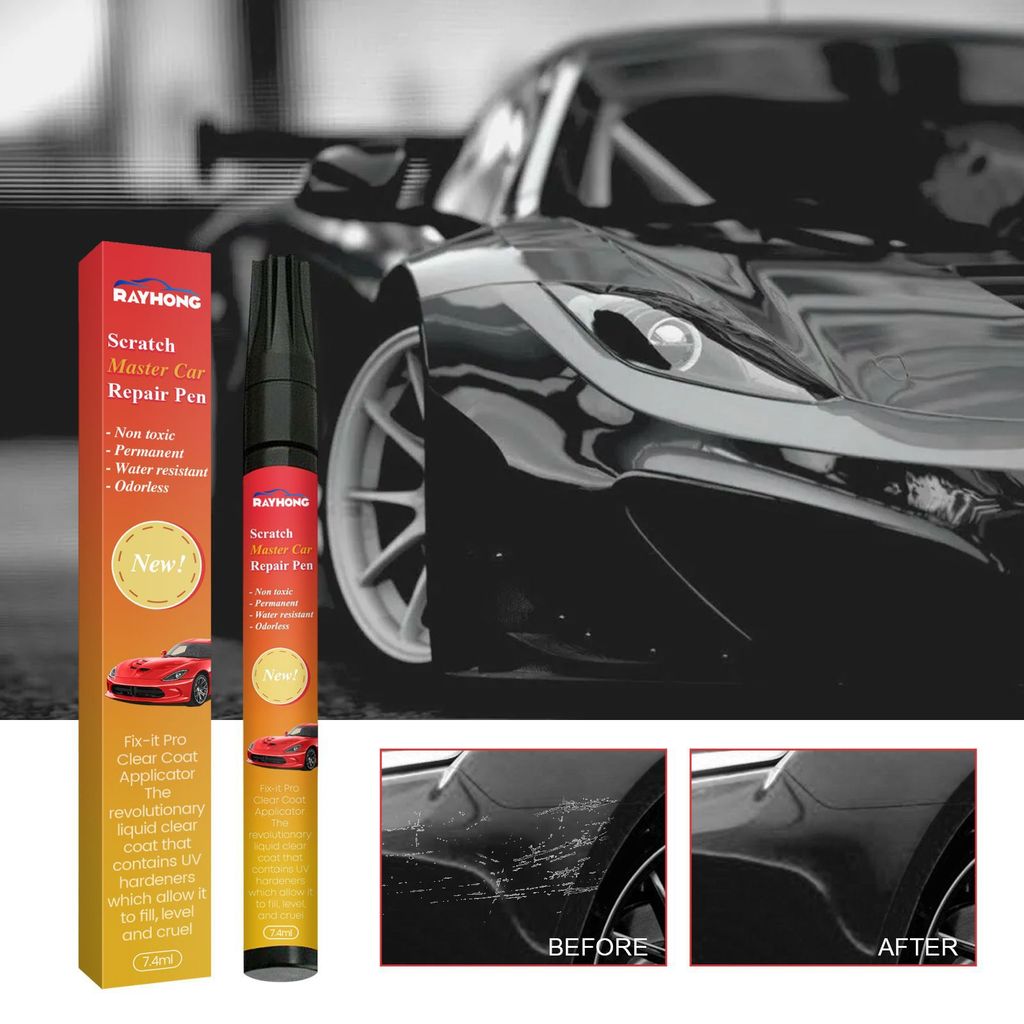 [Hàng có sẵn] Rayhong Car Scratch Touch-Up Paint Pen Touch-Up Paint Pen Car Paint Surface Scratch Re