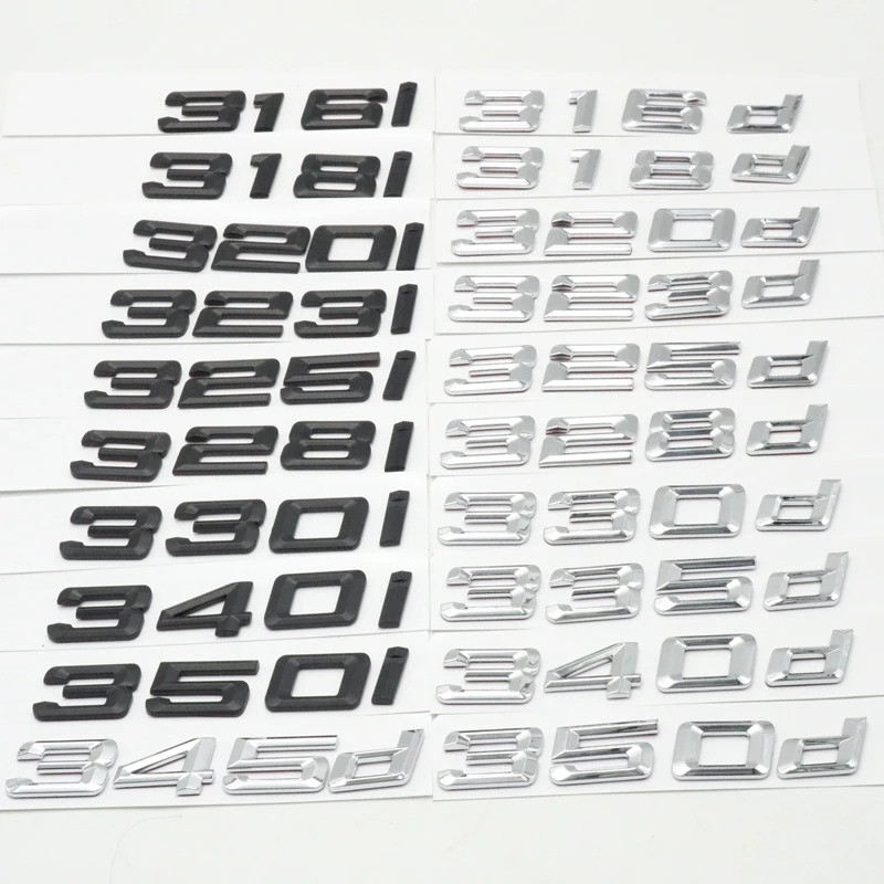 Thân Xe Phía Sau Biểu Tượng Logo Miếng Dán BMW Cho 3-Series E30 E36 E46 E90 F30 318i 323i 320i 325i 