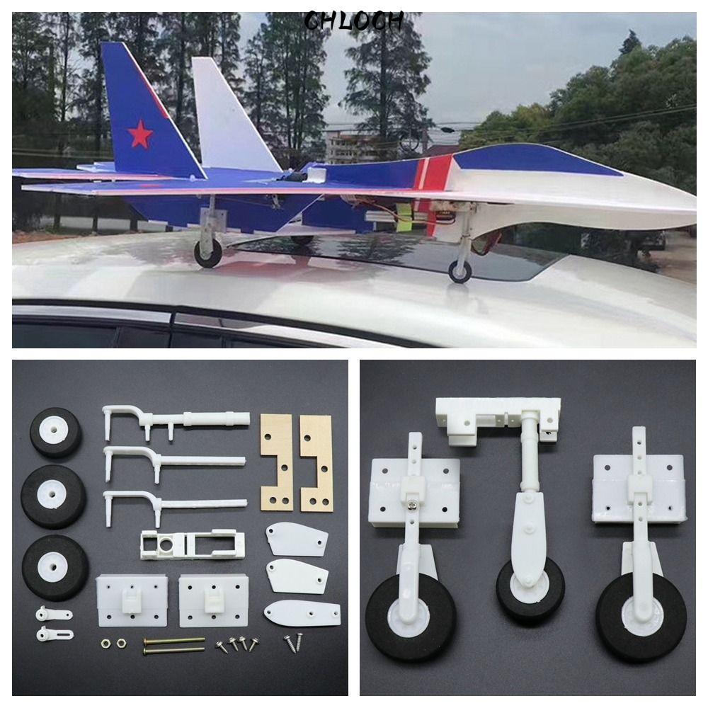 CHLOCH RC Máy Bay Landing Gear, KT Board Trọng Lượng Nhẹ SU27 Bộ Lắp Ráp, Phụ Kiện Đồ Chơi DIY Cánh 
