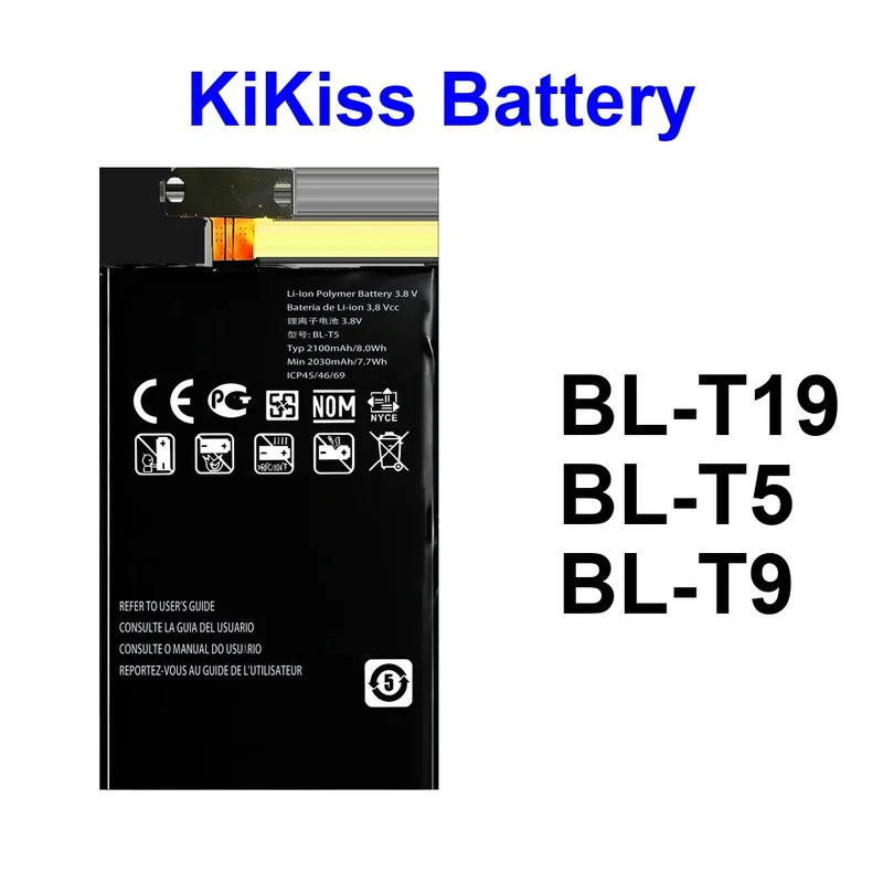 Pin Điện Thoại Di Động Dài BL-T9 BL-T19 BL-T5 2100-2700mAh Cho LG 5NEXUS Cho Google Optimus 4 Nexus 
