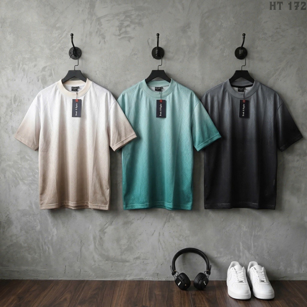 Áo Thun Brook N Kepler Form Oversize Thể Thao chất Cotton Lưới Mềm Mát Unisex Size M-XXL AT172