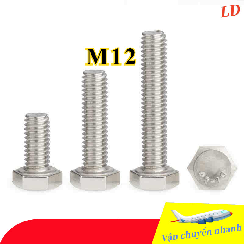 [ZHX-WJ-1] Bulong lục giác ngoài INOX 304 , Ốc lục giác inox 304 / Bulong Lục Giác Ngoài INOX 304 - 