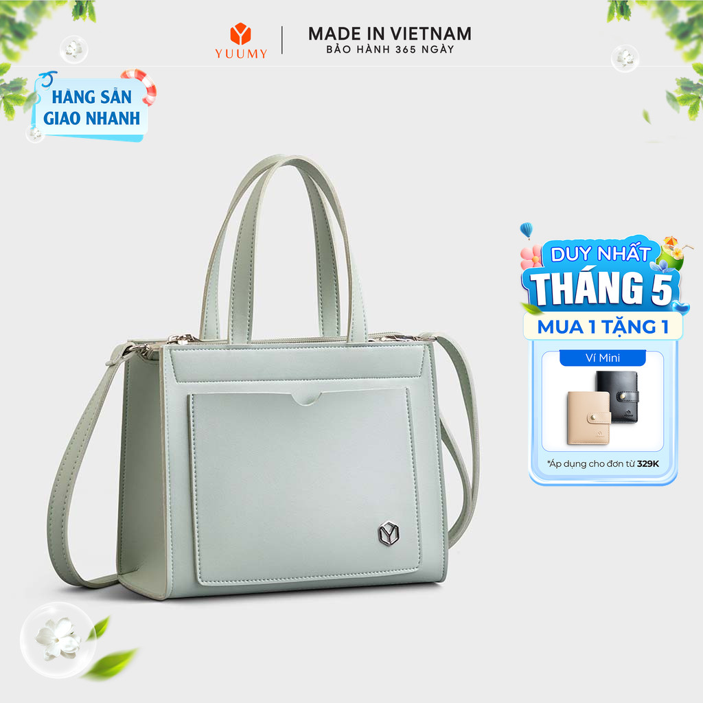 Túi Yuumy (Thời trang nữ tiện lợi size 20 - Túi đeo chéo da Seasand YN191) Bagsmart