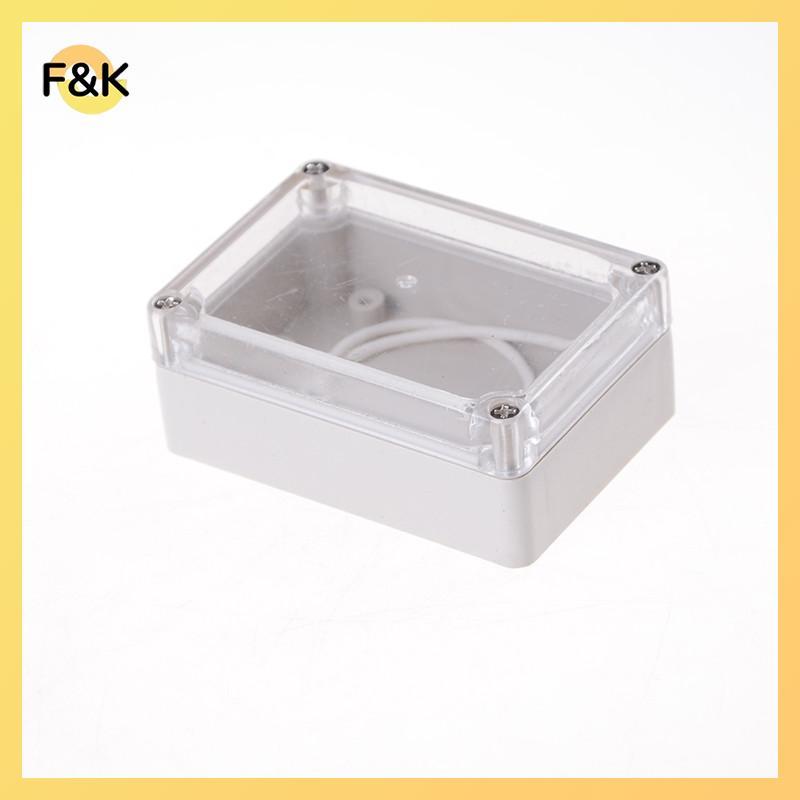 Hộp đựng cáp điện tử trong suốt chống nước F & K 85x58x33.