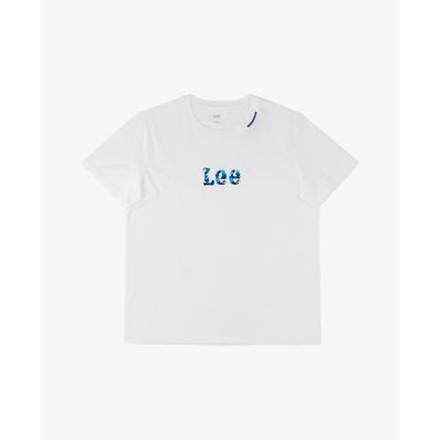 LEE - Áo thun nam cổ tròn tay ngắn phối logo_LMT012008211000-K14000