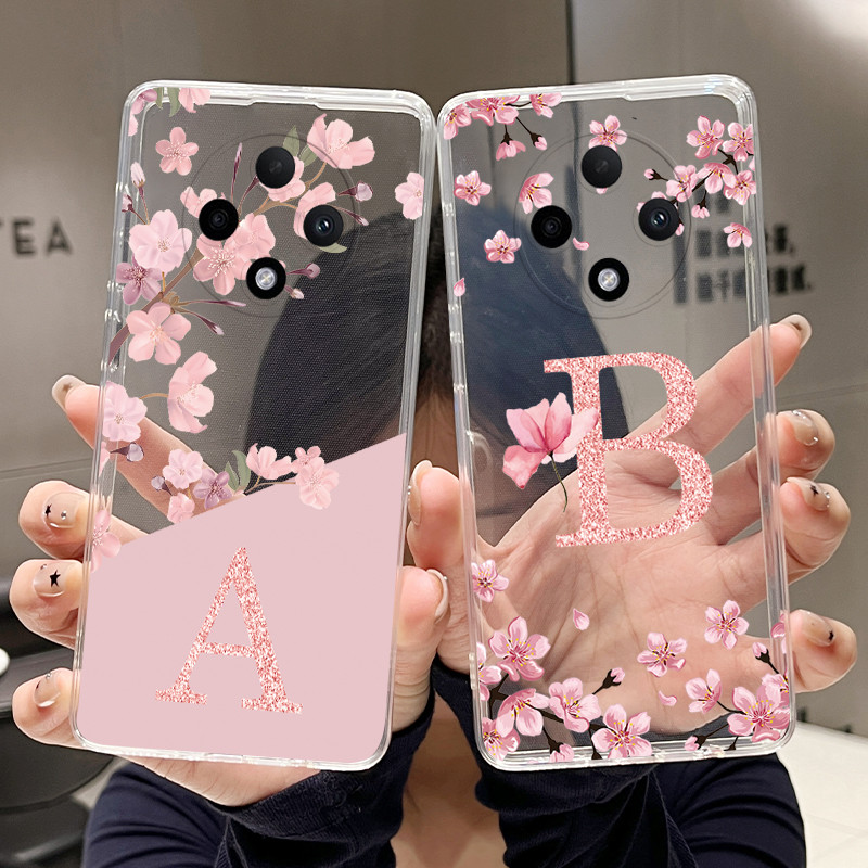 Ốp Lưng Chữ Cho OPPO F27 Pro 5G / F27 Pro + 5G / F27 Pro Plus Ốp Lưng Hoa Thời Trang Trong Suốt Sili