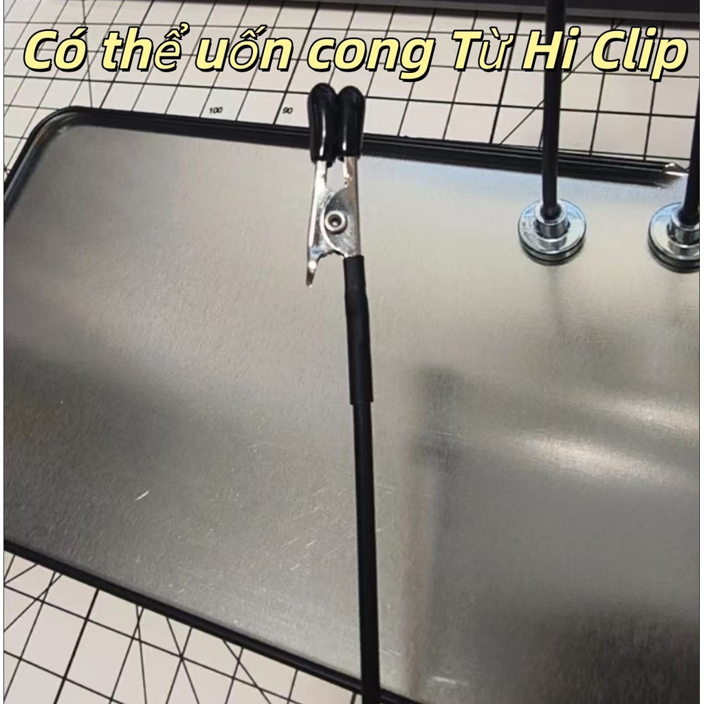 <SF>Có thể uốn cong Magnetic Hấp thụ cơ sở Universal kim loại Alligator Clip Mô hình Công cụ Magneti