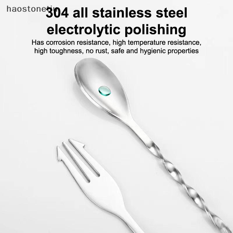 NS Cocktail Muddler Và Muỗng Trộn, Thép Không Gỉ Cocktail Muddler Home Bar Bartender Dụng Cụ Barware