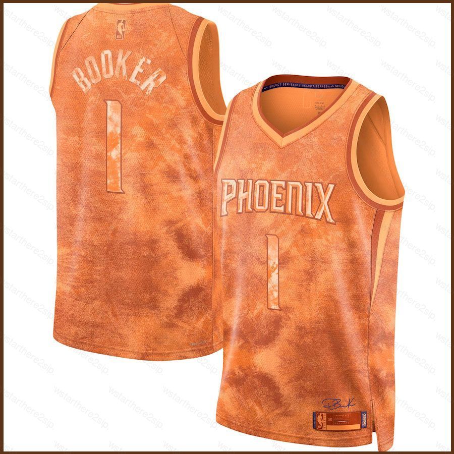 NBA Phoenix Suns Booker 2023-2024 Áo Jersey, Unisex Plus Size