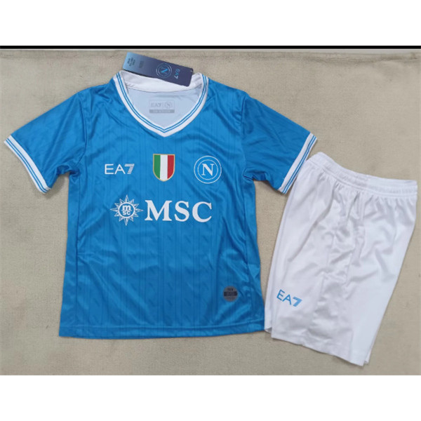 Napoli jersey trẻ em bộ 16-28, size 2025-26