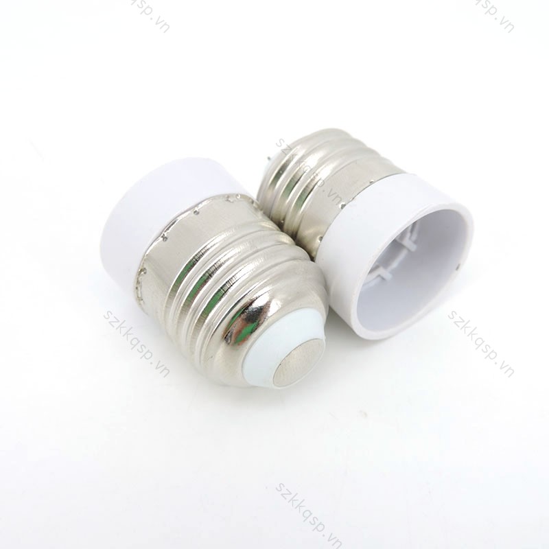 2 / 5 Chiếc AC 110V 220V E27 Sang E17 Vít Ổ Cắm Điện Đế Giá Đỡ Bóng Đèn LED Halogen CFL adapter Chuy