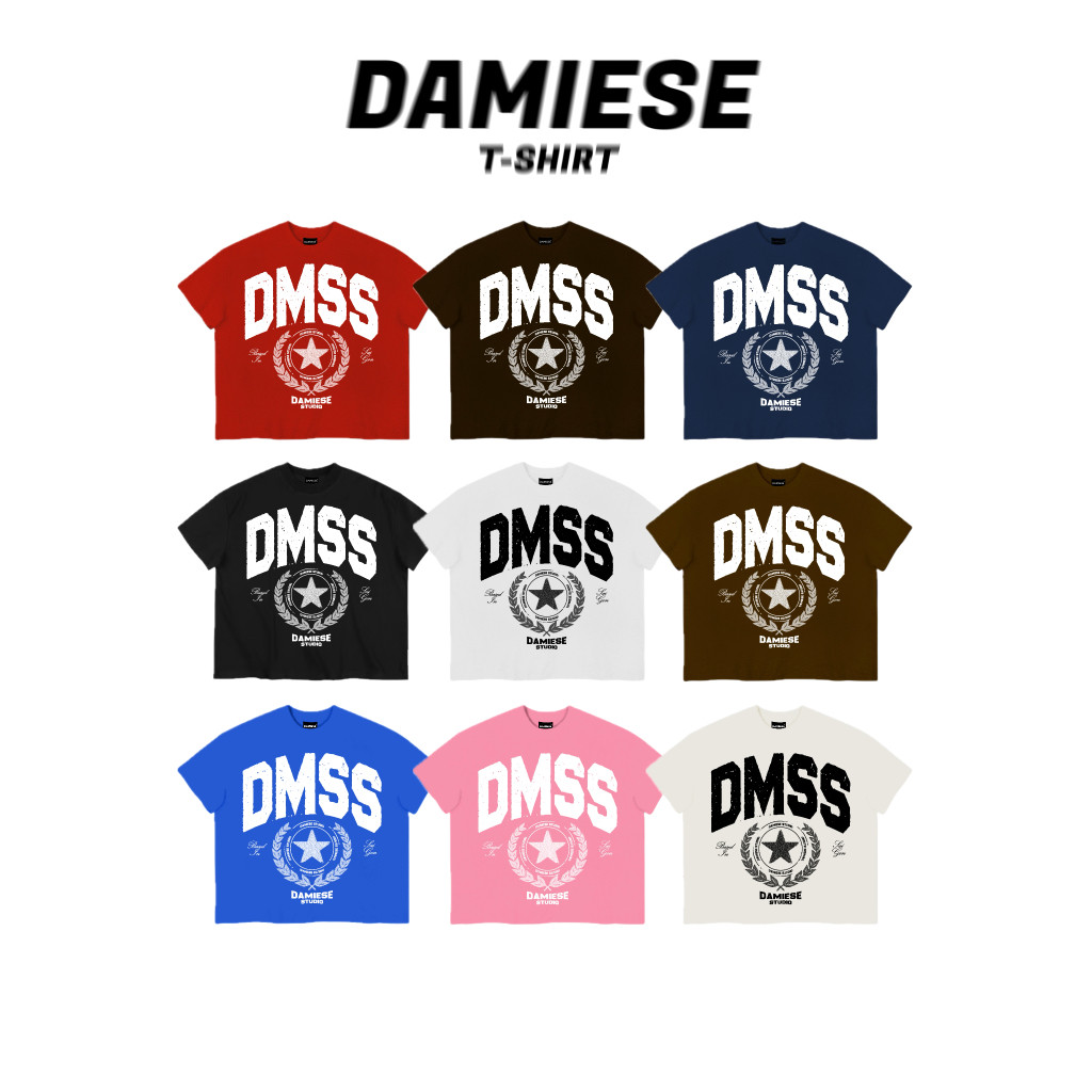 ÁO THUN BOXY LOCAL BRAND DAMIESE "DMSTAR LOGO" COTTON 260GSM