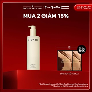  Dầu Tẩy Trang MAC Hyper Real Fresh Canvas Cleansing Oil 400ml cho da thường da dầu và da nhạy cảm và vùng da quanh mắt 