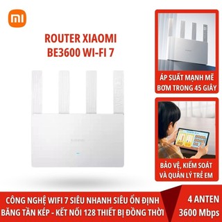  Bộ phát wifi  🆇🅸🅰🅾🅼🅸 Router Mi Router BE3600  WIFI7   Wifi 7 TPLINK BE6400  7DR6430  - Xyên tường mạnh 